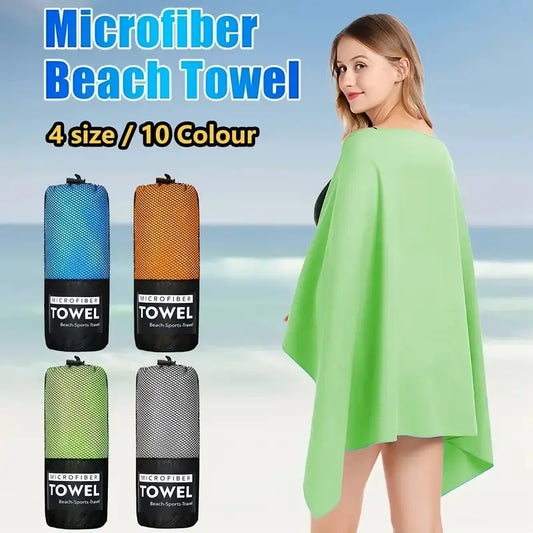 Microfiber Towel With Mesh Bag